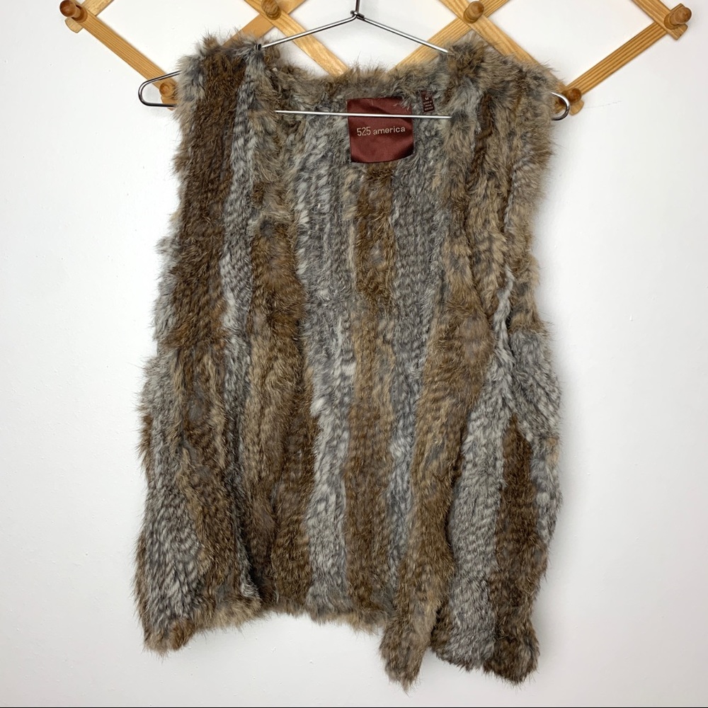 525 America Rabbit Fur Vest